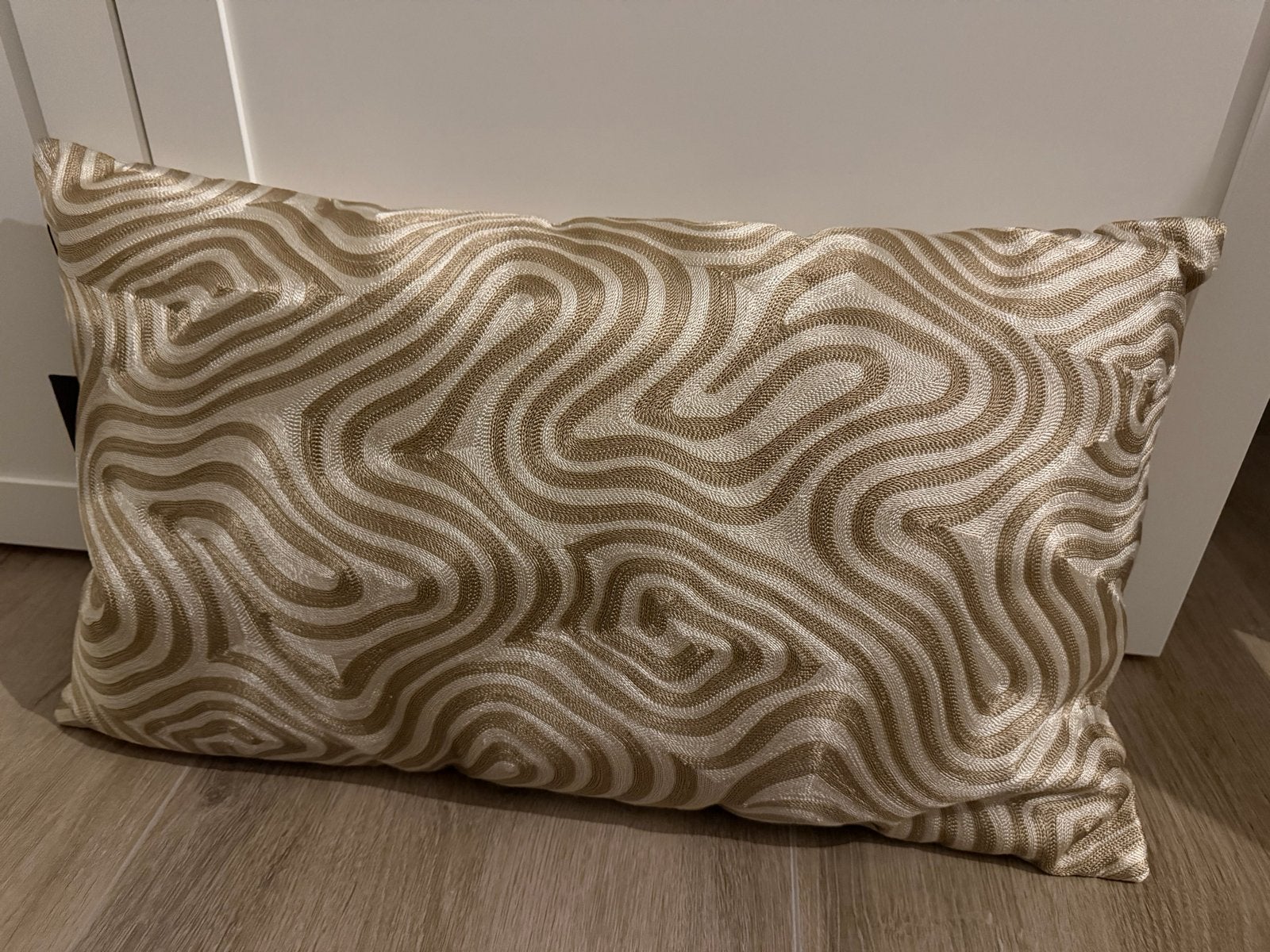 Colmore Sierkussen Beige/Champagne met Grafisch Patroon, Overige merken, Inclusief binnenkussen, Beige, Nieuw