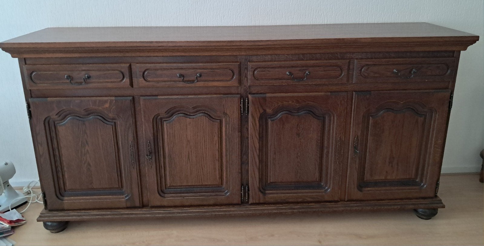 Dressoir eiken, Ophalen, Zo goed als nieuw, Eikenhout, Met deur(en)