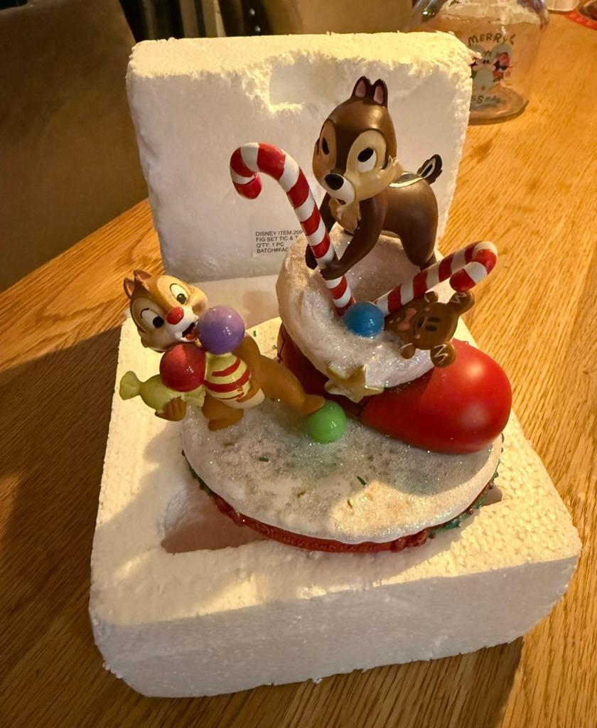 Disneyland Parijs Knabbel en Babbel beeld, Verzamelen, Ophalen of Verzenden, Zo goed als nieuw, Beeldje of Figuurtje