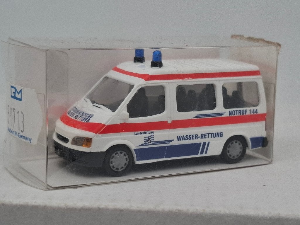 Ford Transit Wasserrettung Österreich - Rietze 1/87, Hobby en Vrije tijd, Modelauto's | 1:87, Verzenden, Zo goed als nieuw, Auto