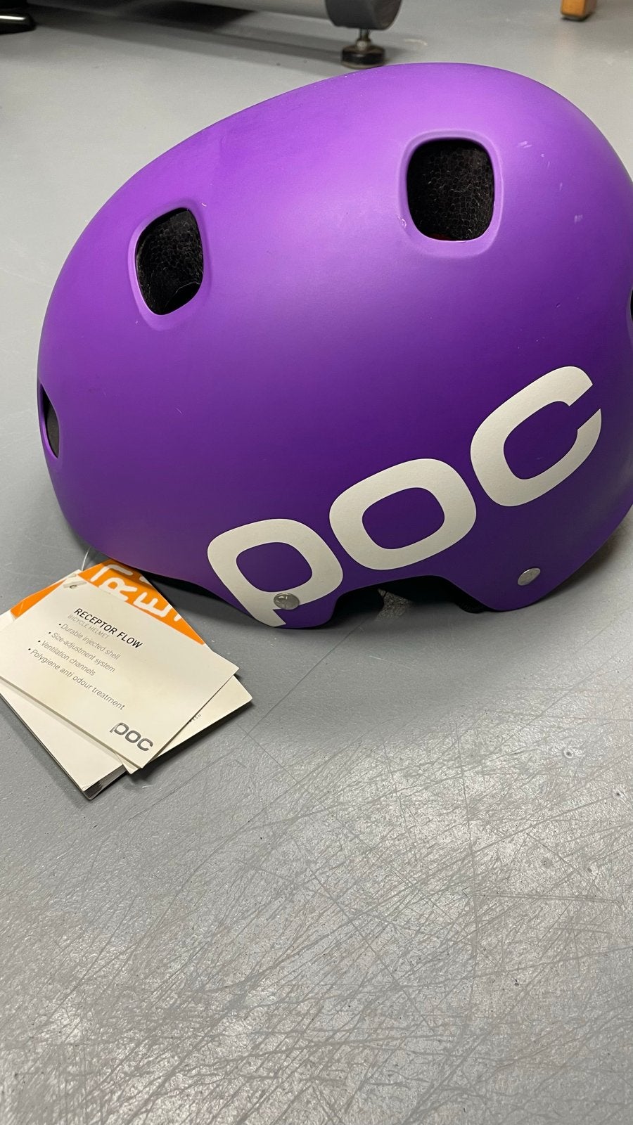 POC Receptor Flow Fietshelm - Paars (M/L), Ophalen, Nieuw, L, Heer of Dame