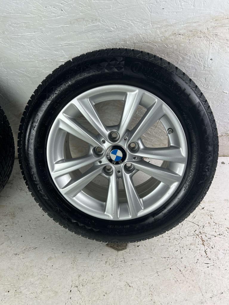 Originele BMW 3 serie velgen 16" 5x120 winter Style 656 F30, Niet ingevuld, Gebruikt, 16 inch, Banden en Velgen