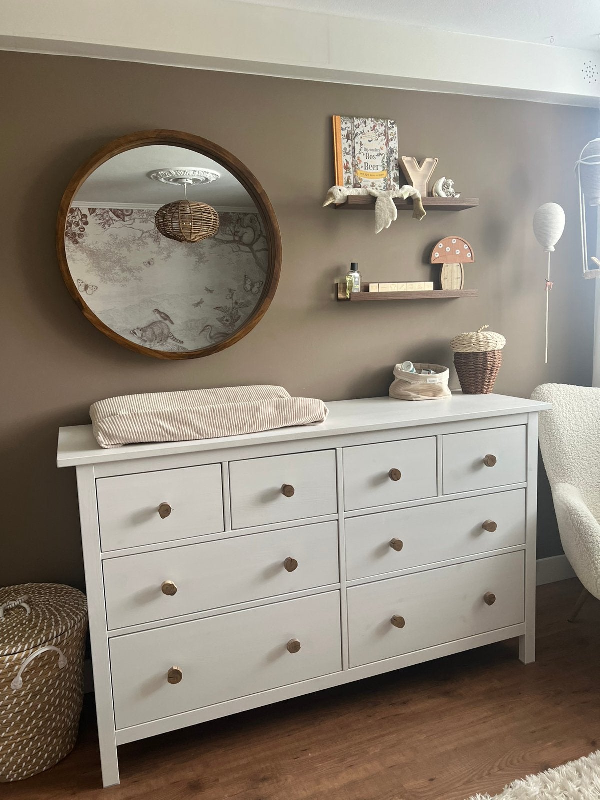 Ikea Hemnes ladekast commode, Ophalen, 5 laden of meer, Zo goed als nieuw, Minder dan 100 cm