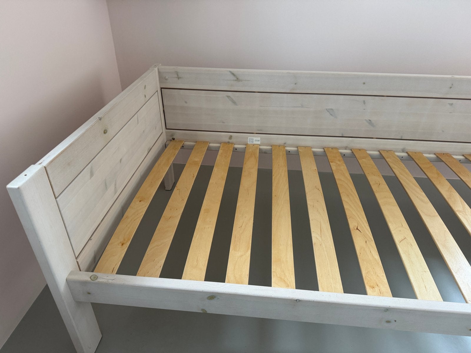 Lifetime whitewash (kinder)bed, Ophalen, Gebruikt, 90 cm, Eenpersoons