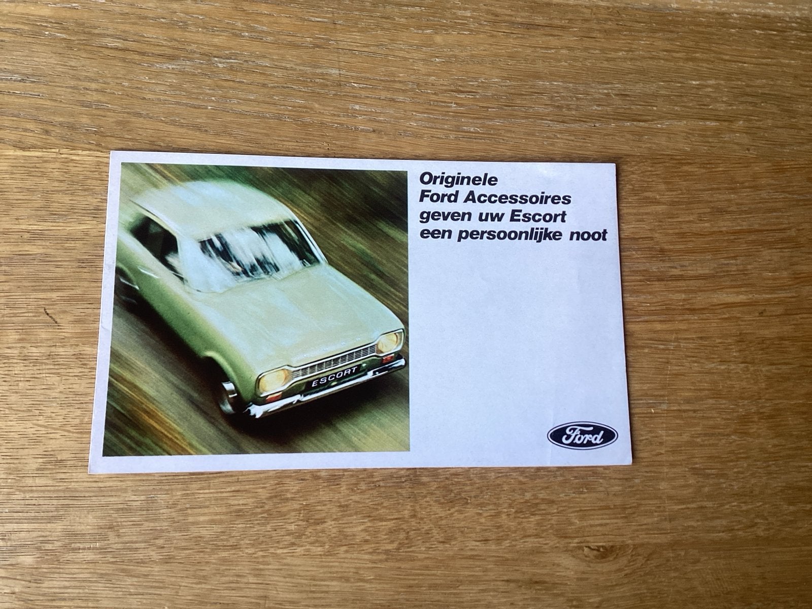 Ford Escort Accessoires Folder - Origineel, Boeken, Ophalen of Verzenden, Gelezen, Ford