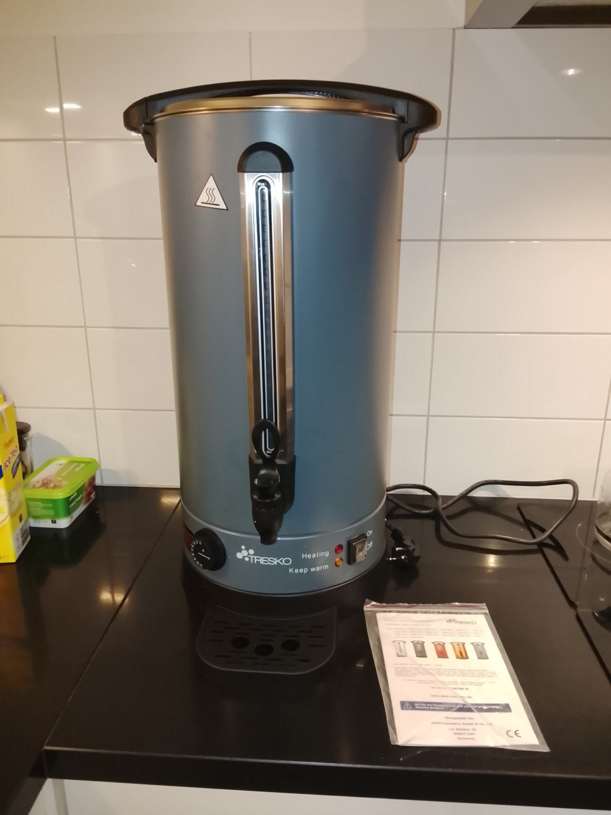 Tresko Koffie Glühwein Warmhoudketel - Nieuw