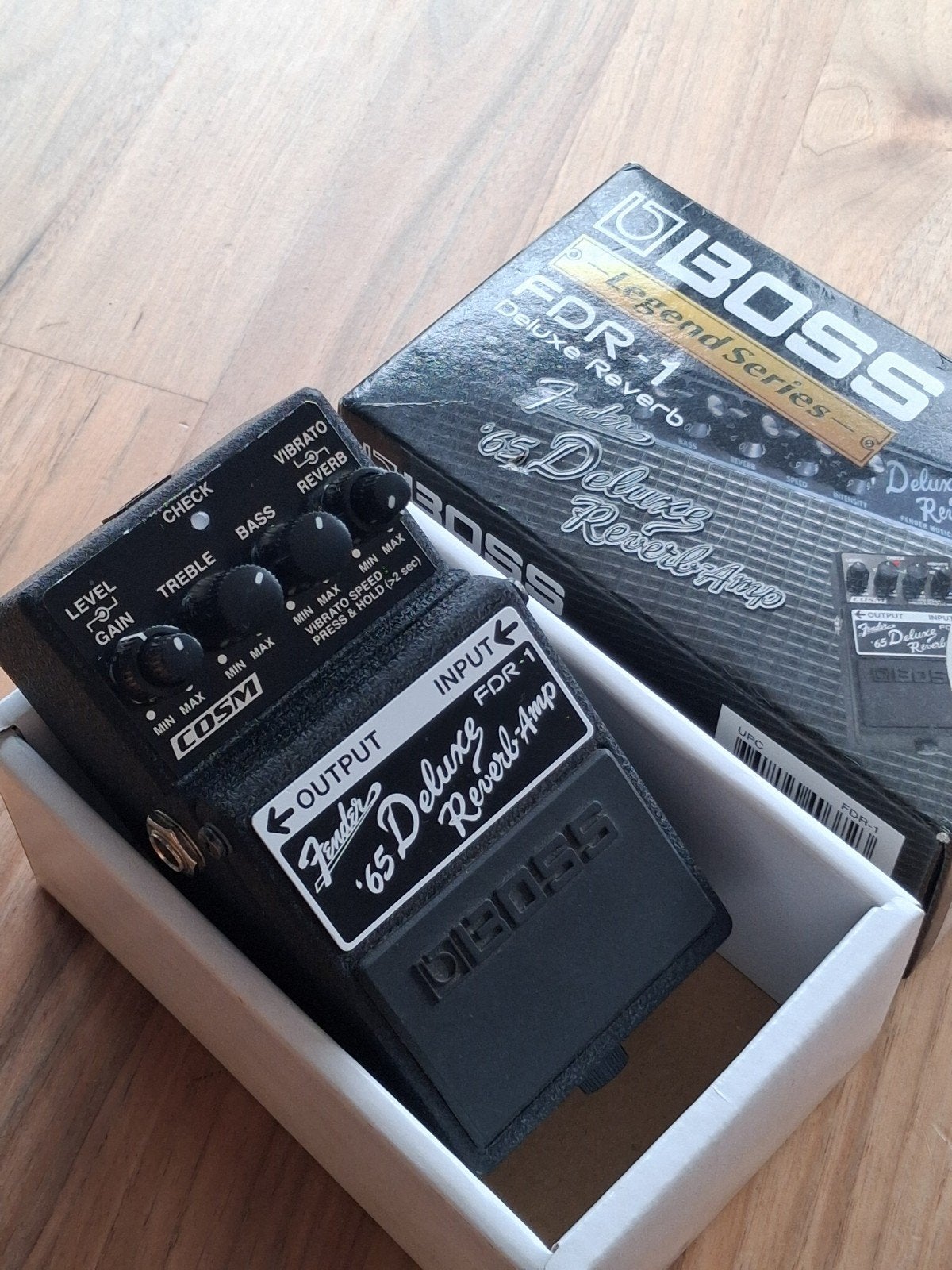 Boss FDR-1 '65 Fender Deluxe Reverb-Amp effect (zeldzaam), Muziek en Instrumenten, Effecten, Zo goed als nieuw, Reverb, Ophalen of Verzenden