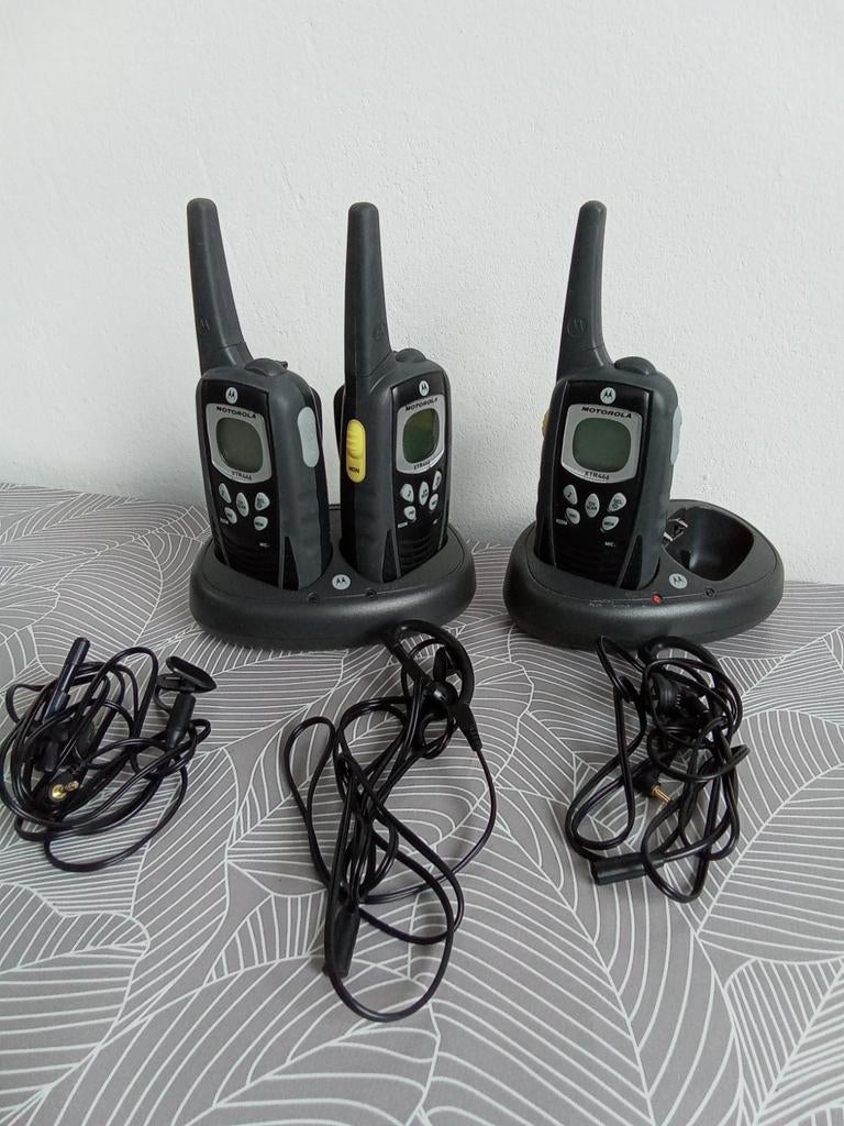 Motorola walkie talkies 3 stuks XTR446, Ophalen, 5 tot 15 km