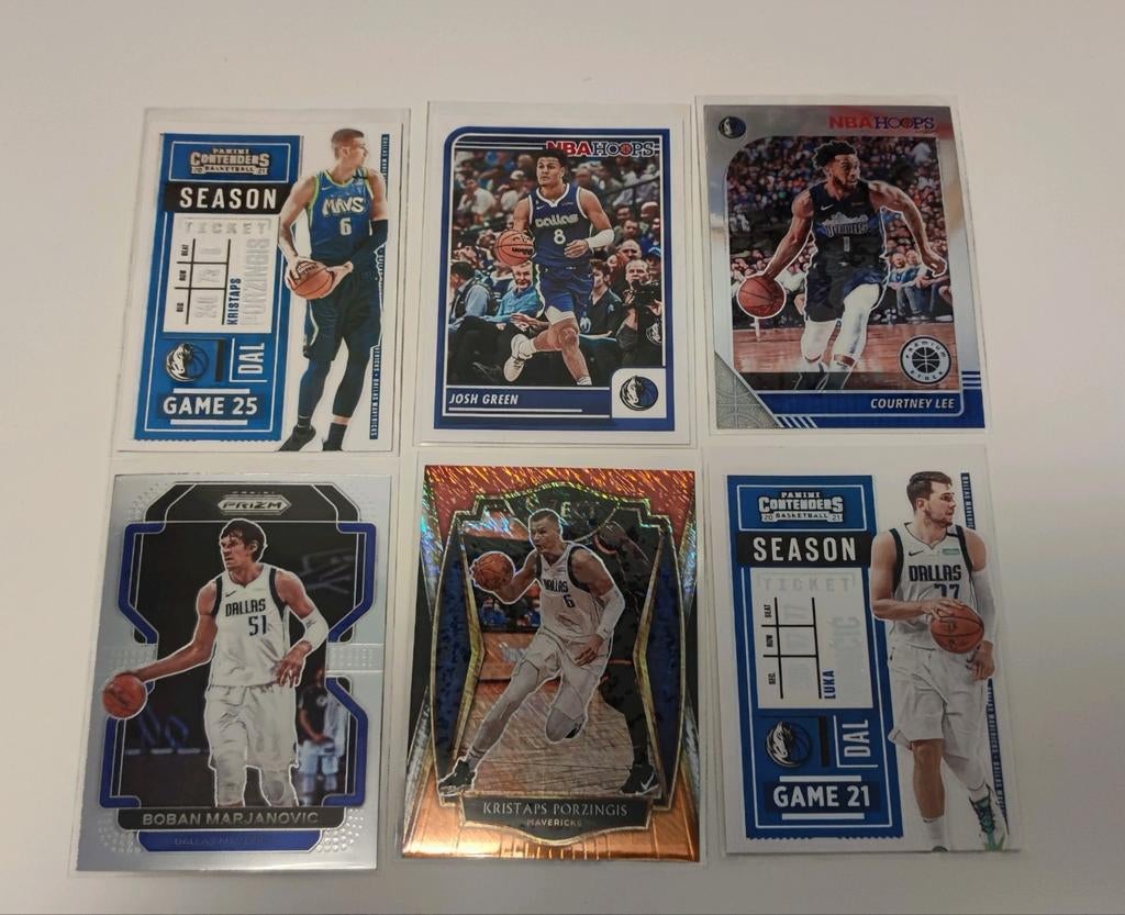 NBA basketbal kaarten Dallas Mavericks, Ophalen of Verzenden