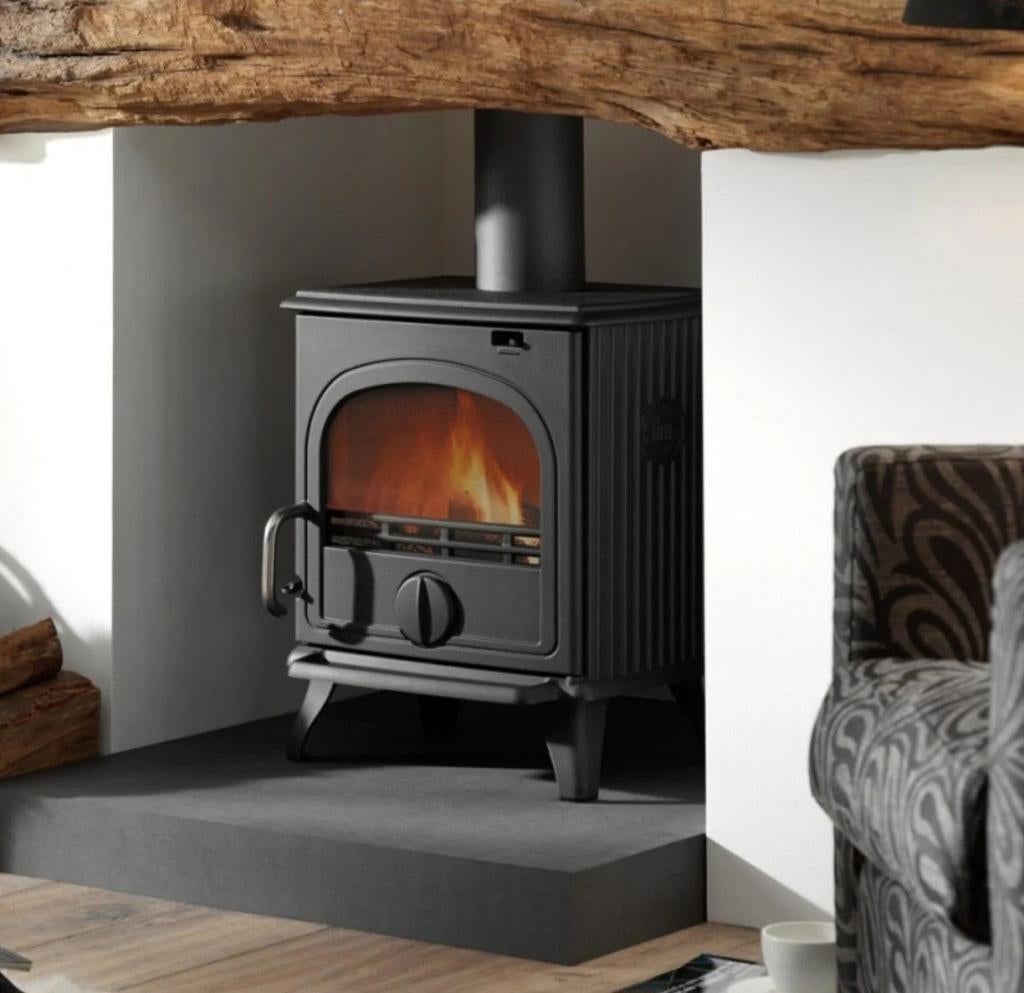 Houtkachel Dru 44MF nieuw, Ophalen of Verzenden, Vrijstaand, Hout, Nieuw