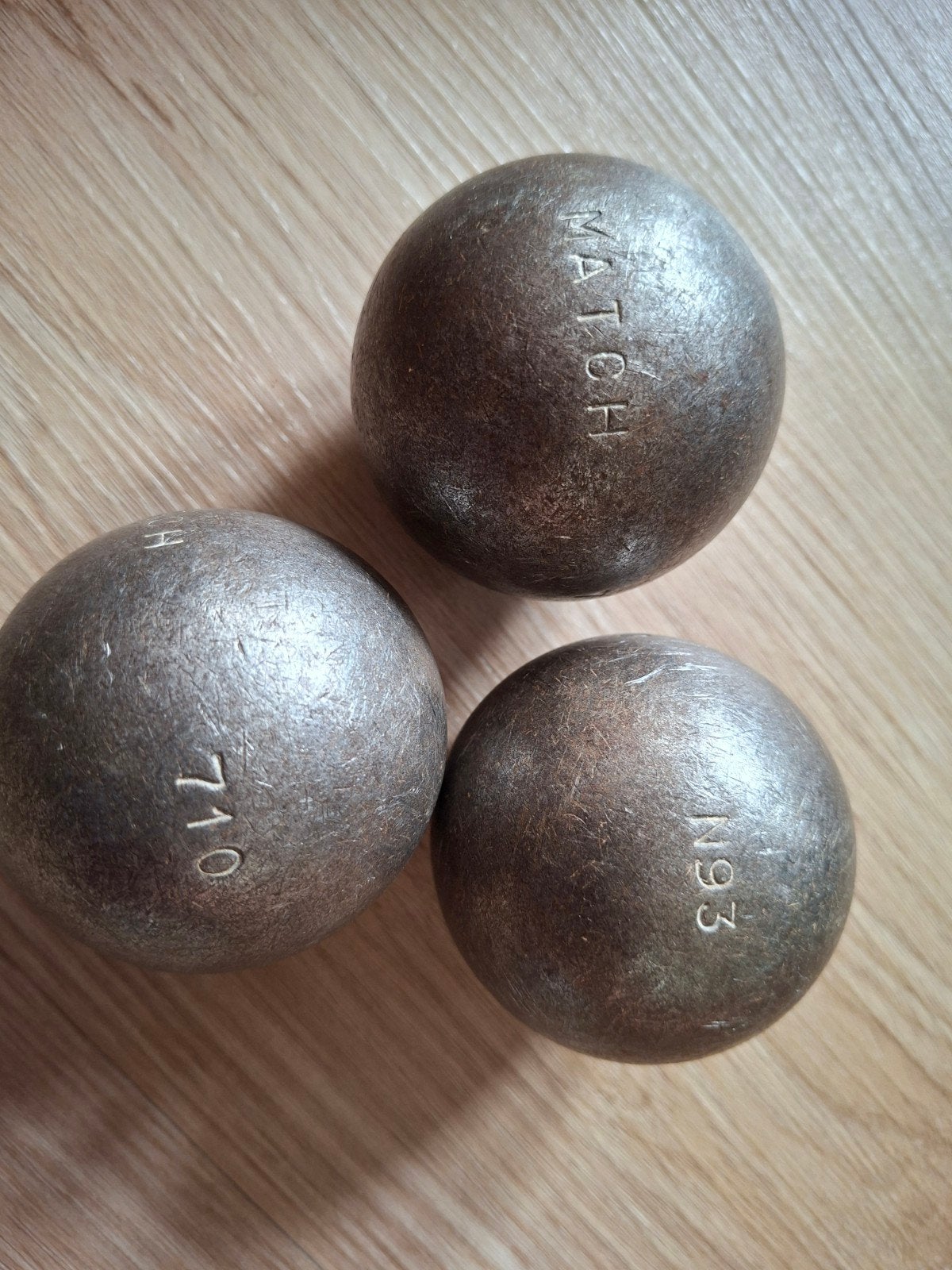 Obut Match Petanque Ballen Set - 74mm, 710g, Verzenden, Gebruikt