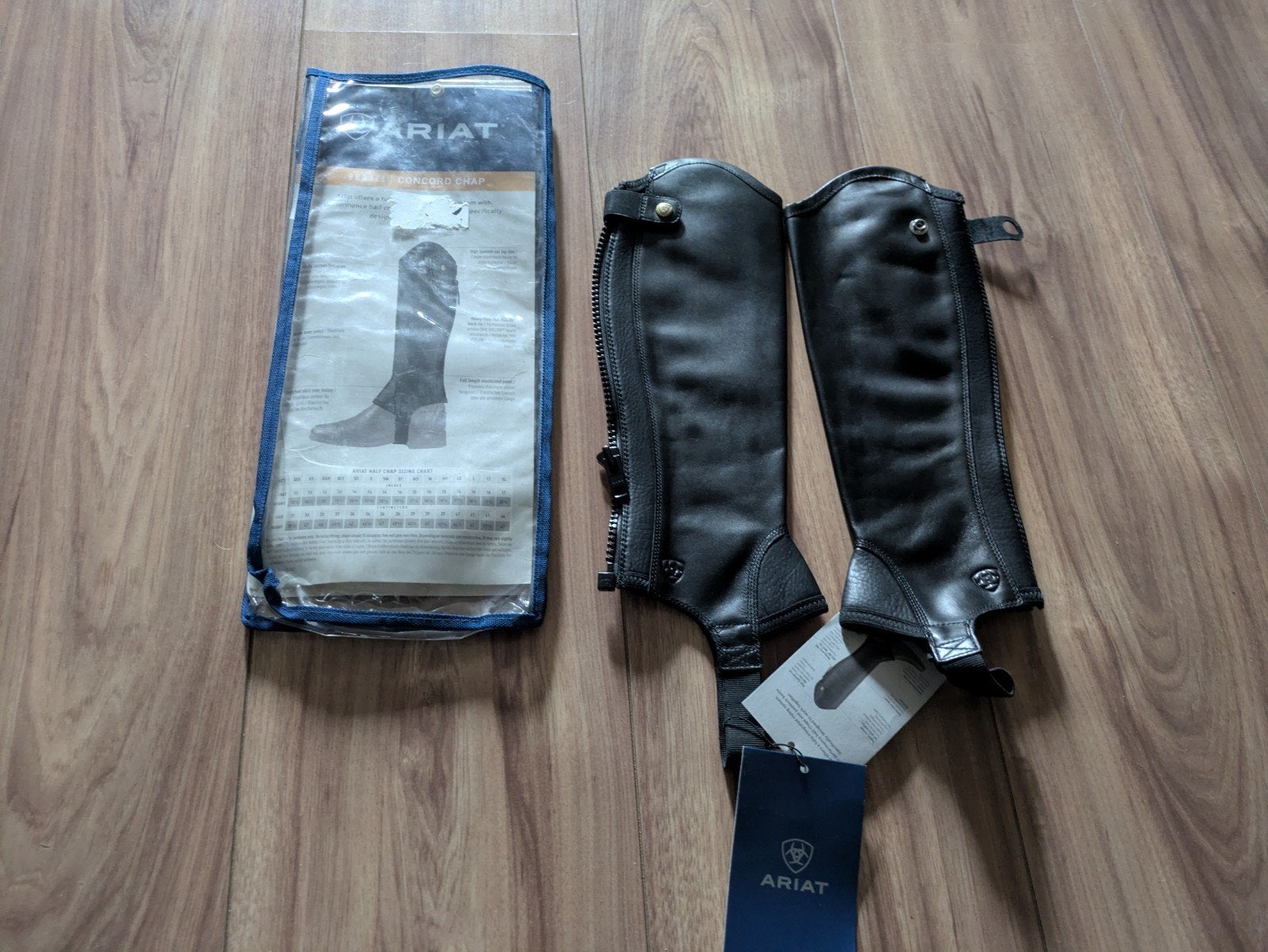 Ariat concord Chap XS zwart leer, Ophalen of Verzenden, Nieuw, Kinderen, Schoeisel