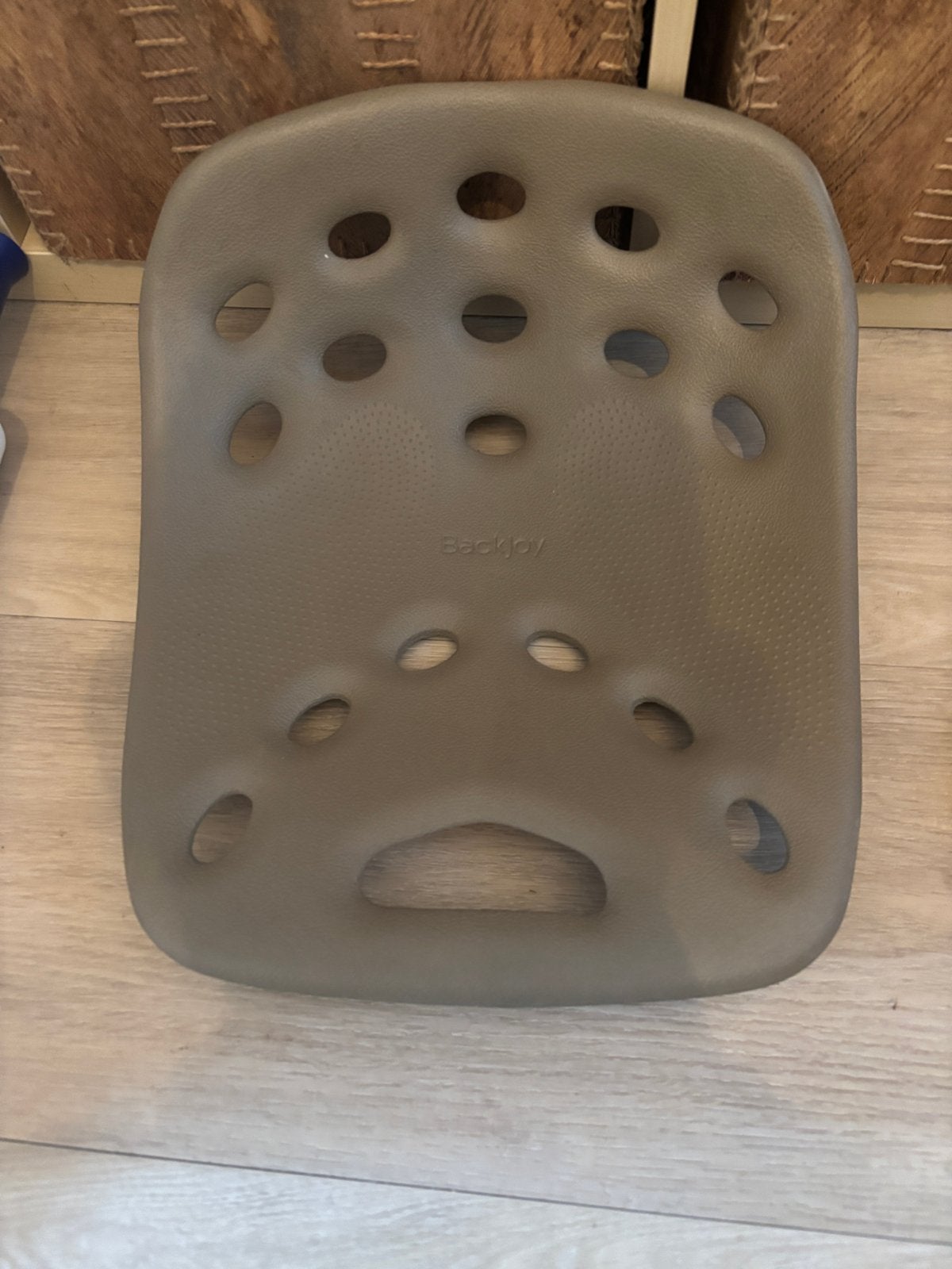 Backjoy houding corrector zitkussen - beige, Ophalen, Gebruikt, Bruin, Kunststof