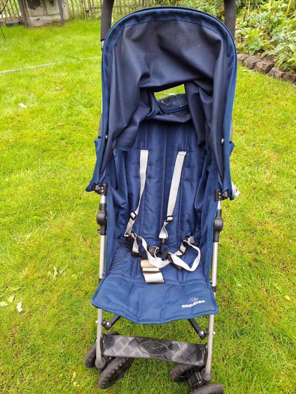 Koelstra buggy - Blauw - Gebruikt, Ophalen of Verzenden, Gebruikt, Koelstra, Zonnekap