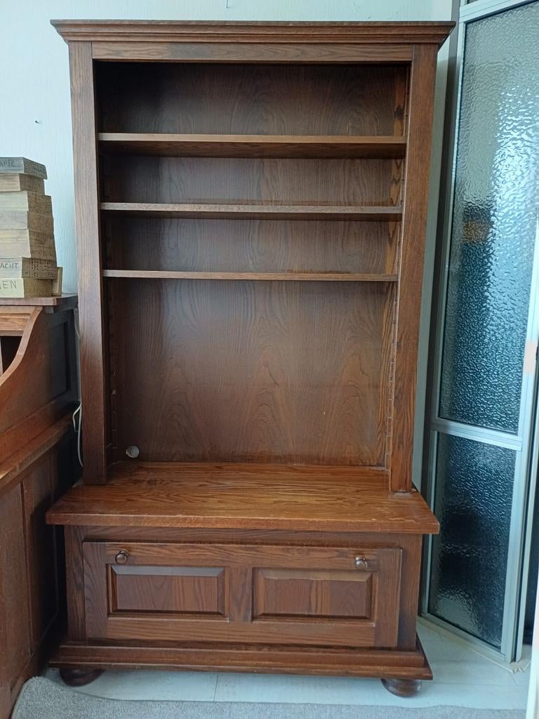 Kast voor boeken en klep onder 112 breed, Ophalen of Verzenden, 25 tot 50 cm