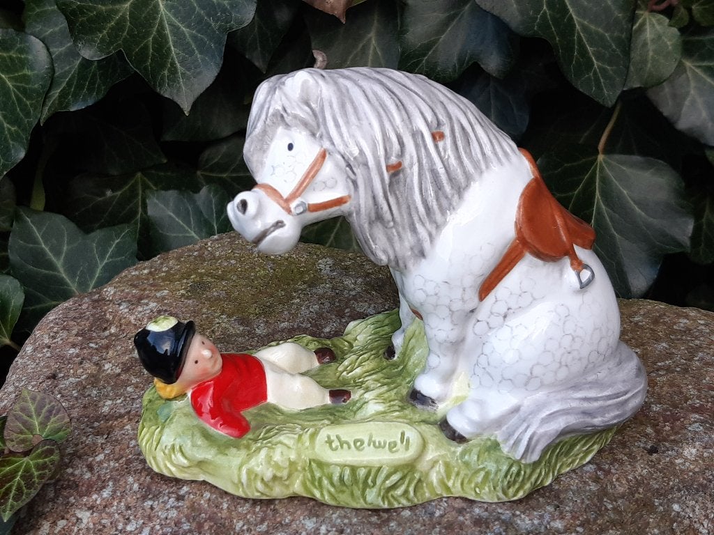 Thelwell paard beeld Beswick porcelein "talk to your pony", Ophalen of Verzenden, Zo goed als nieuw, Dier