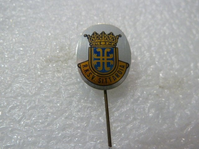 Vintage R.K.S.V. Sittardia Speldje/Pin, Ophalen of Verzenden, Gebruikt, Sport, Speldje of Pin