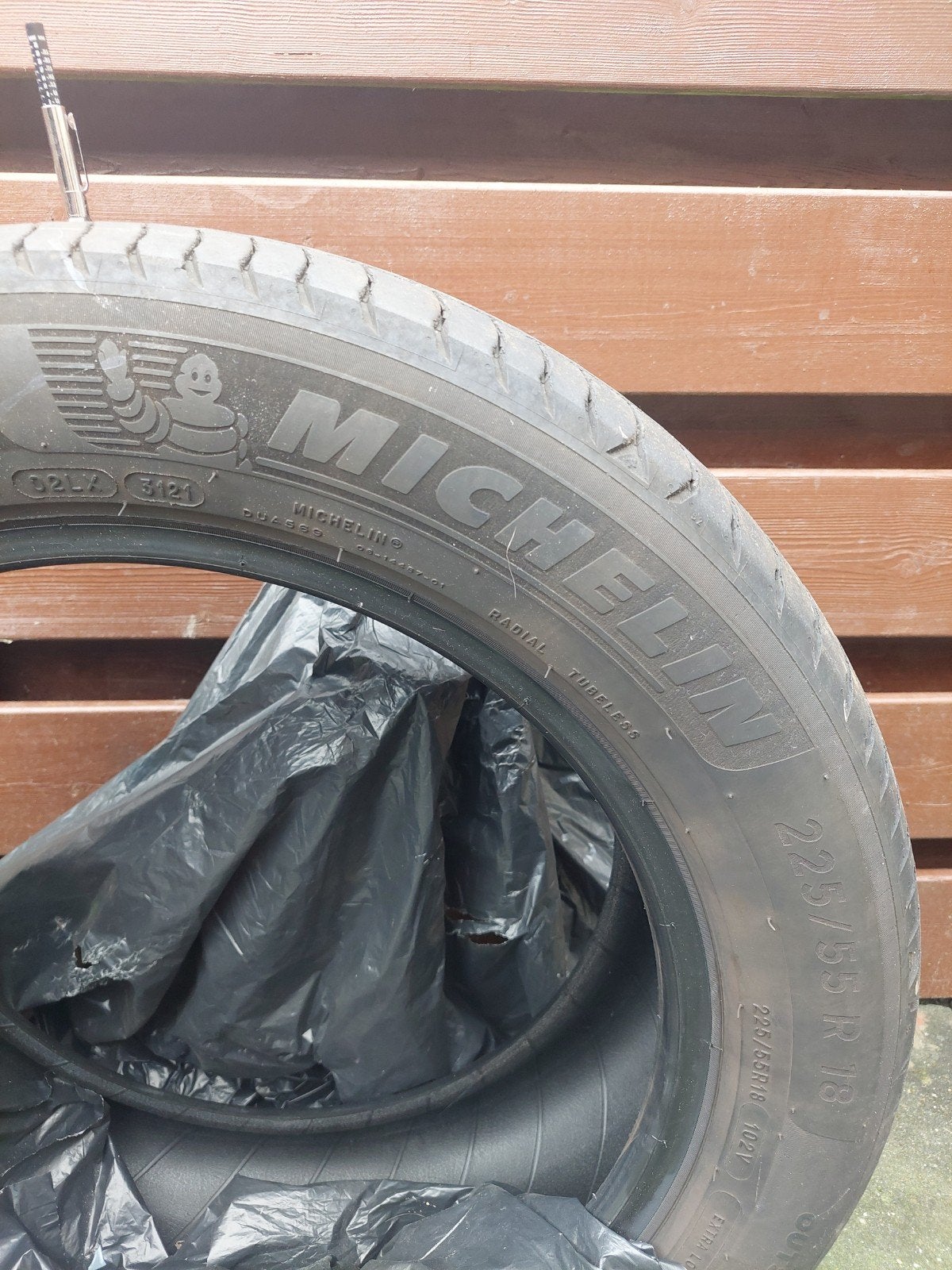 4 Michelin 225/55/R18, 18 inch, Ophalen of Verzenden, Band(en), Zomerbanden