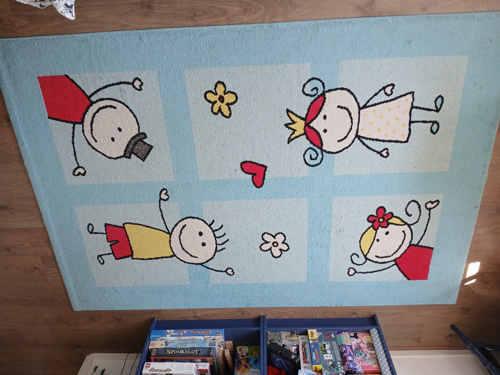 Vrolijk, groot vloerkleed voor kinderkamer, Ophalen