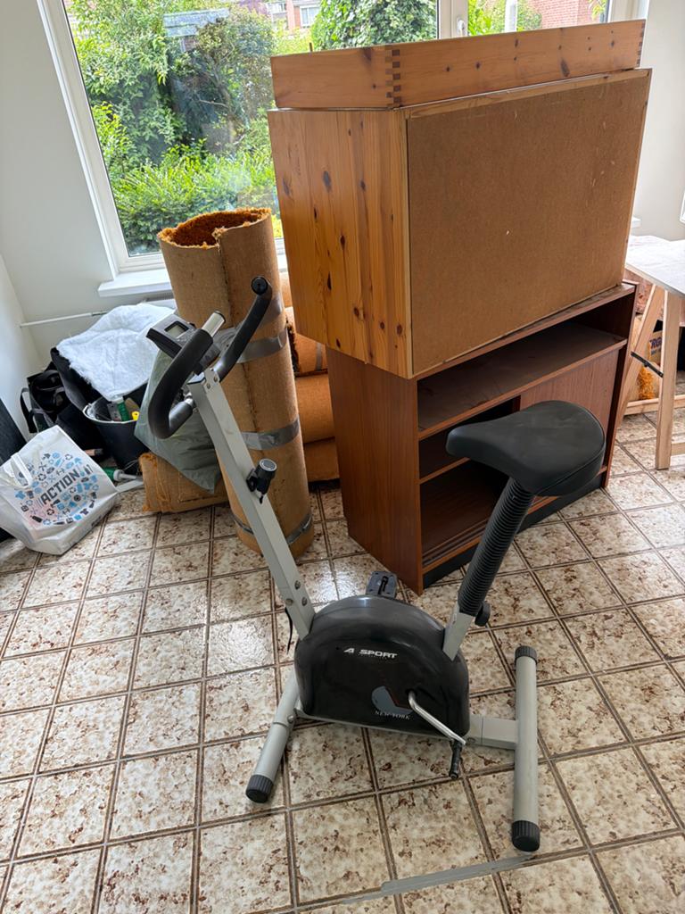 Hometrainer, Ophalen, Gebruikt, Metaal, Benen
