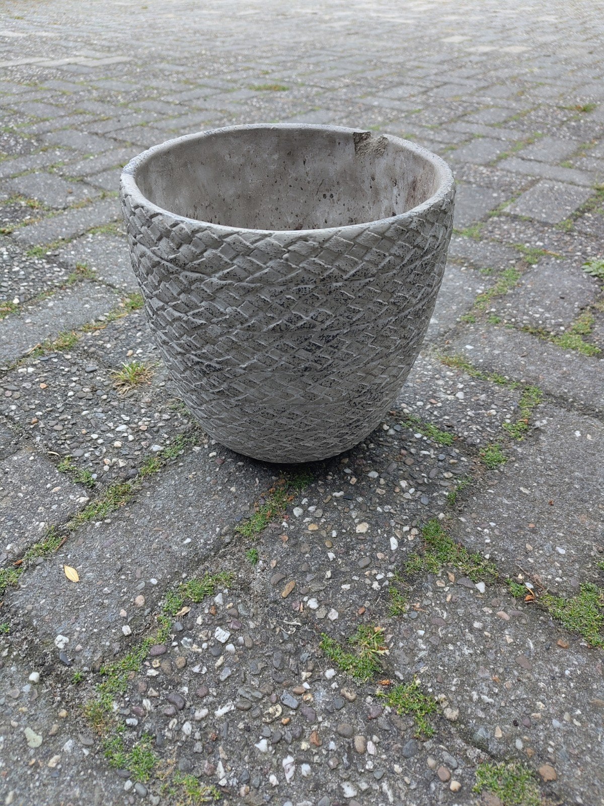 Aardewerken pot, Tuin en Terras, Bloempotten, Rond, Ophalen of Verzenden, Aardewerk, Minder dan 40 cm