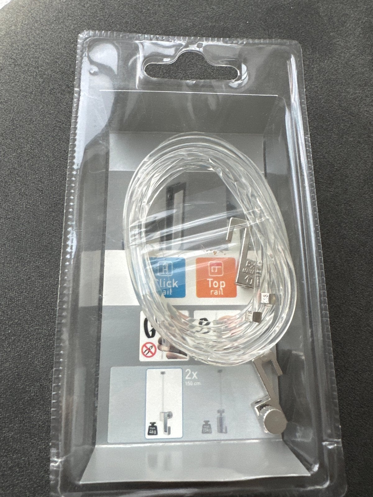Nieuw ArtiTeq Click Rail / Top Rail ophangsysteem (2x 150cm), Overige typen, Nieuw, Ophalen of Verzenden, Metaal