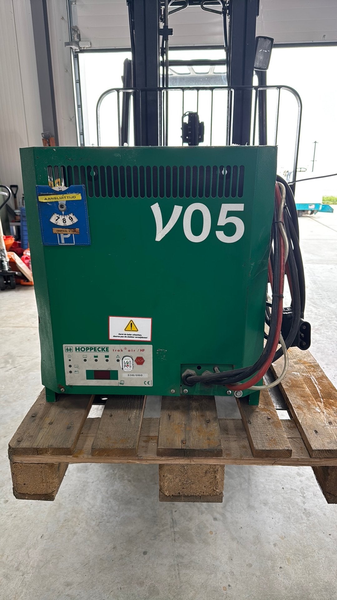 Hoppecke acculader 36volt 90ah, Gebruikt