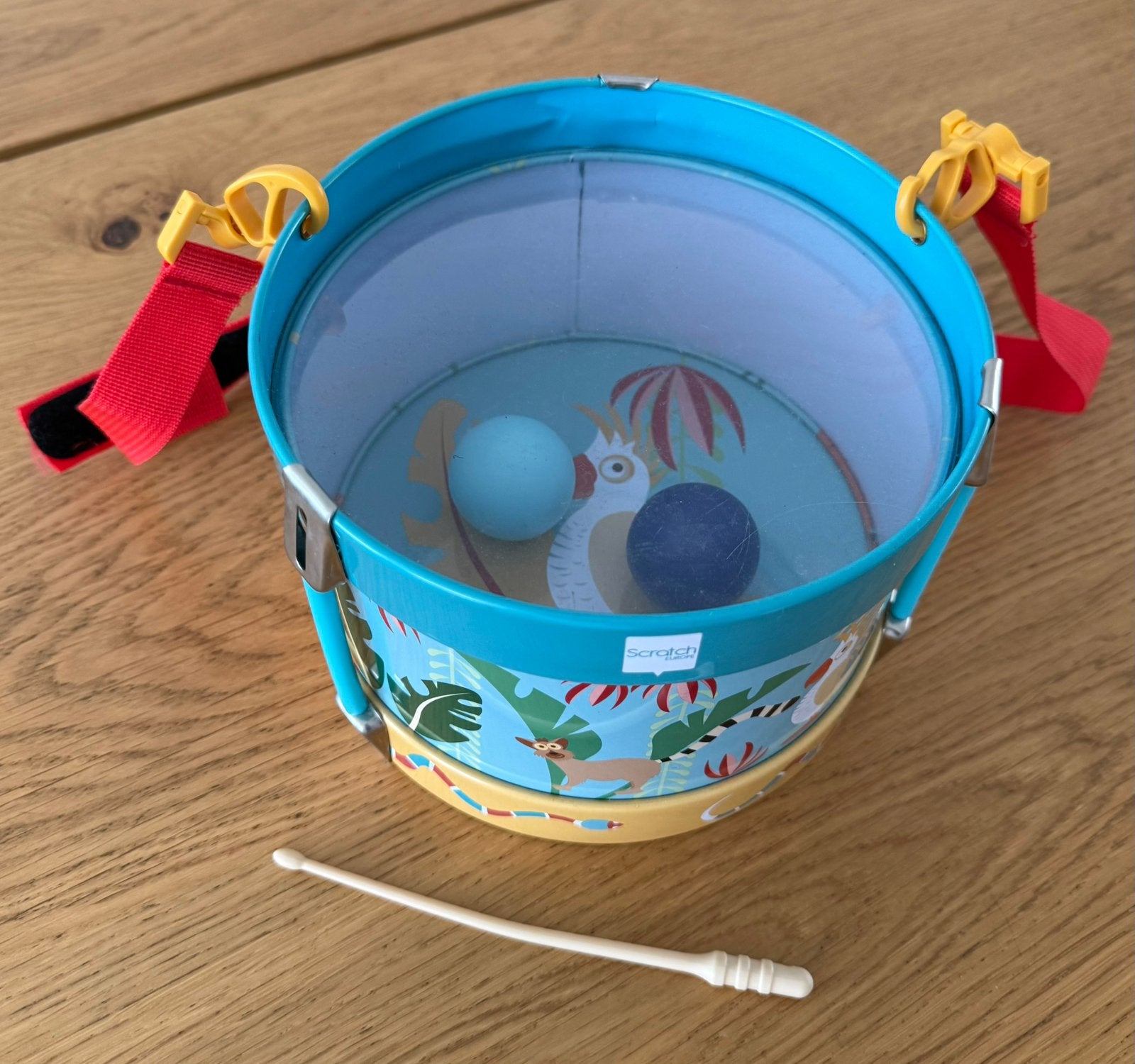 Scratch Europe jungle kindertrommel, Ophalen, Zo goed als nieuw