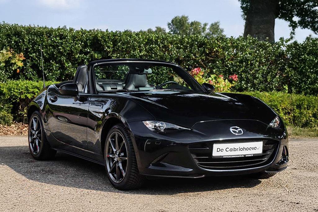 Mazda MX-5 ND 2.0l SkyActiv-G 184 GT-M Jet Black Mica, Auto's, Mazda, Achterwielaandrijving, Gebruikt, Zwart, 4 cilinders