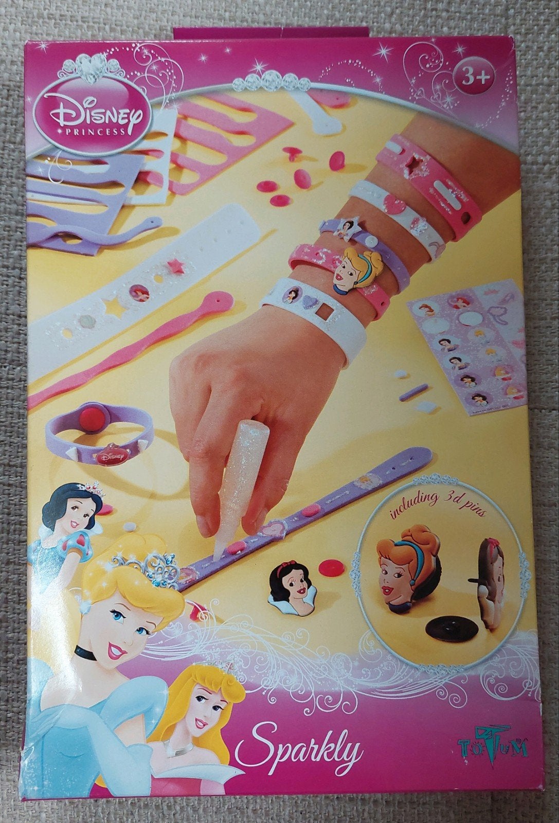 Disney Princess sparkly armbanden knutselset, Ophalen of Verzenden, Nieuw, Knutselen