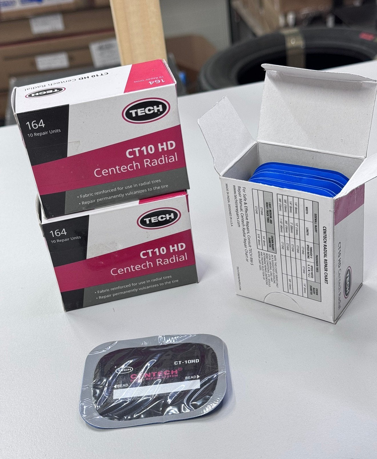 30x Tech CT10 HD banden band reparatie bus truck auto camper, Nieuw, Ophalen of Verzenden, H, H