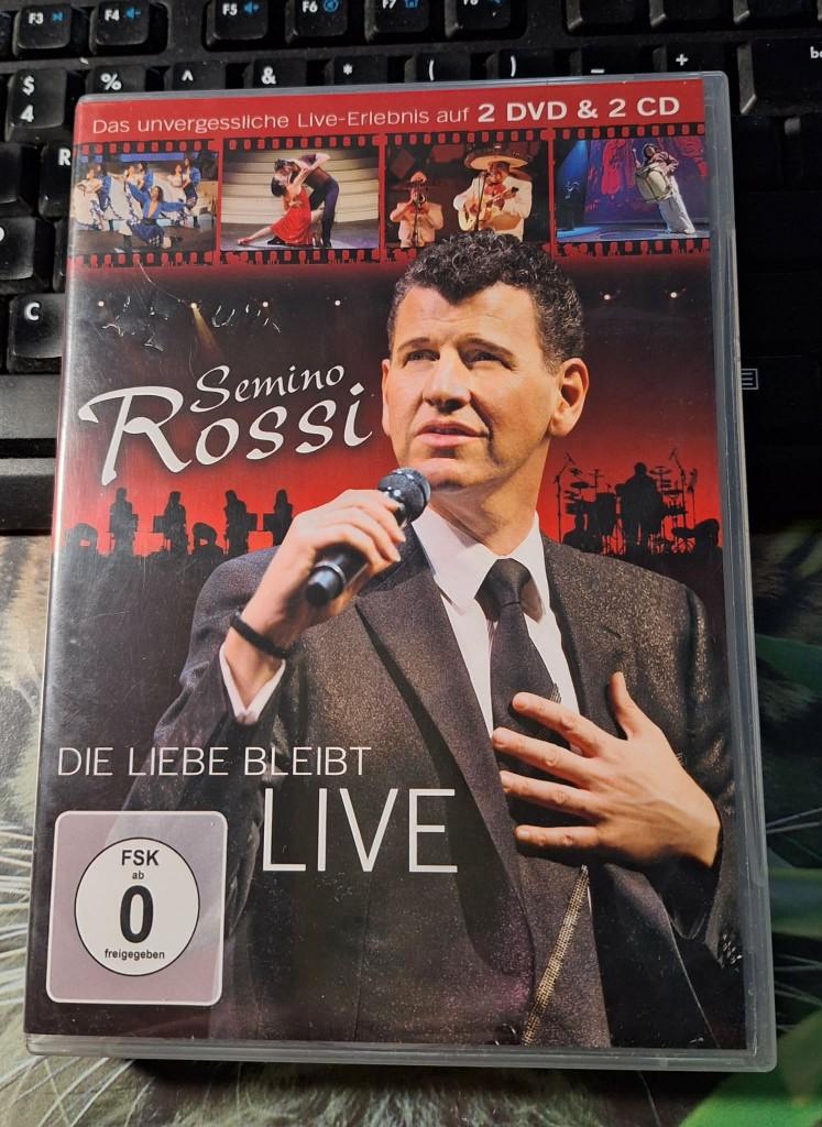 Originele CD/DVD-box Die Liebe Bleibt Live van Semino Rossi., Cd's en Dvd's, Ophalen of Verzenden, Zo goed als nieuw, Boxset