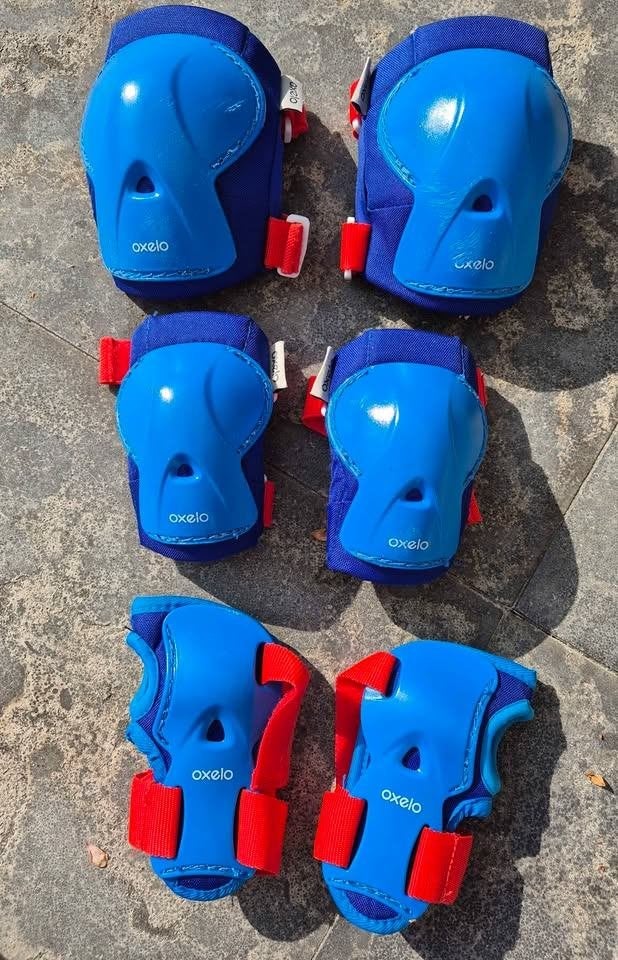 Oxelo bescherners set 3x2 (2XS) in topstaat, Ophalen of Verzenden, Zo goed als nieuw, Bescherming