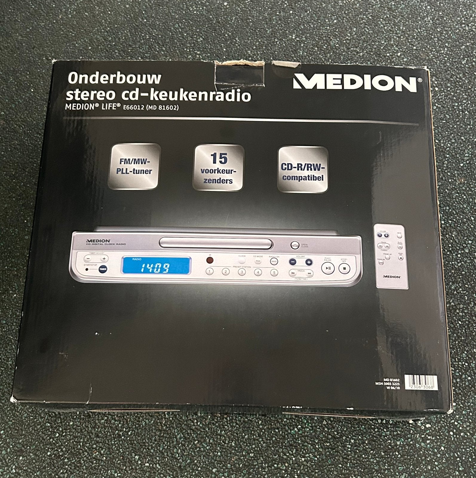 Radio CD speler onderbouw, Ophalen of Verzenden, Nieuw