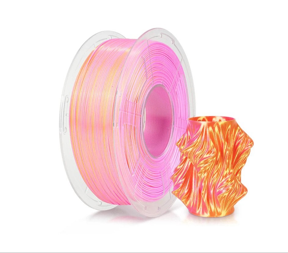 Jayo PLA Silk 3d filament 1kg, dubbele kleur pink goud, Ophalen of Verzenden, Nieuw, Filamentrollen