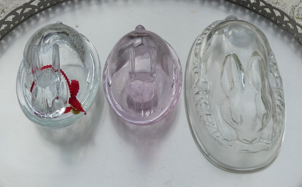 Haas / Hazen 1 x Pudding Vorm 2 x Sieraden Bakje met Deksel, Ophalen of Verzenden