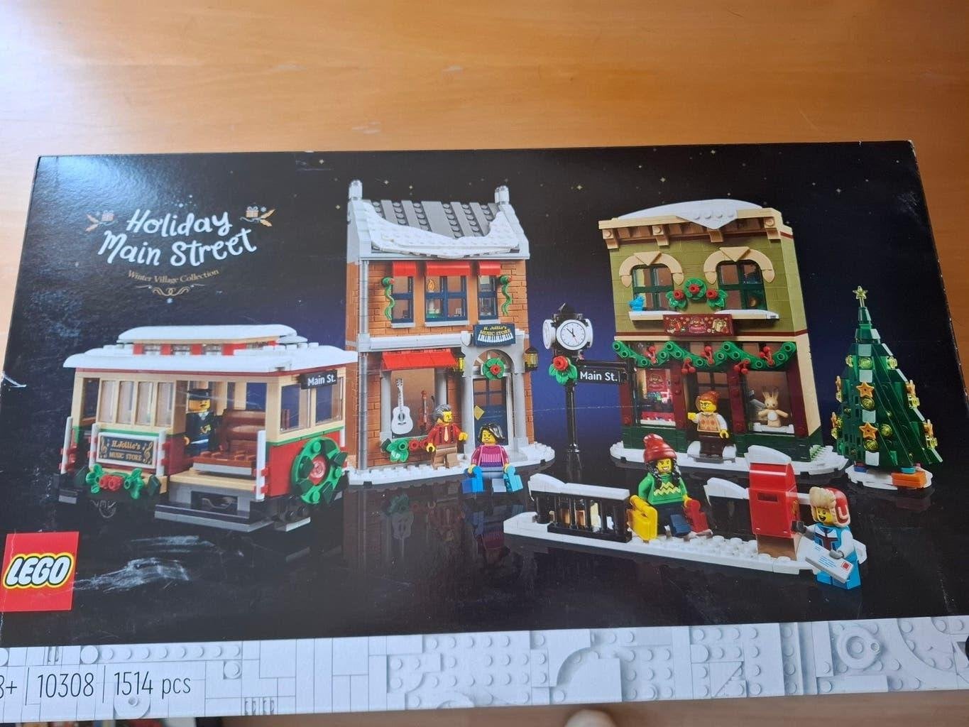 Lego kerst Holiday main street 10308 NIEUW, Overige thema's, Nieuw, Ophalen of Verzenden, Complete set