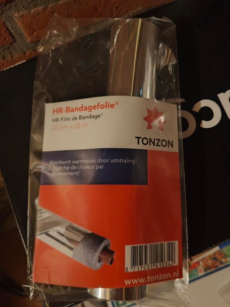Tonzon HR-Bandagefolie 20 cm x 25 m (2 stuks), Doe-het-zelf en Verbouw, Isolatie en Afdichting, Minder dan 4 cm, Overige materialen