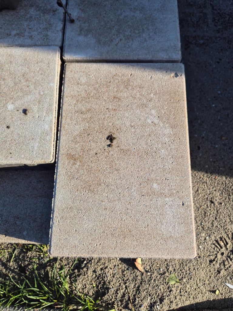 20x30 Terrastegels in drie kleuren, Tuin en Terras, Tegels en Klinkers, Ophalen of Verzenden, Nieuw, Beton, Terrastegels