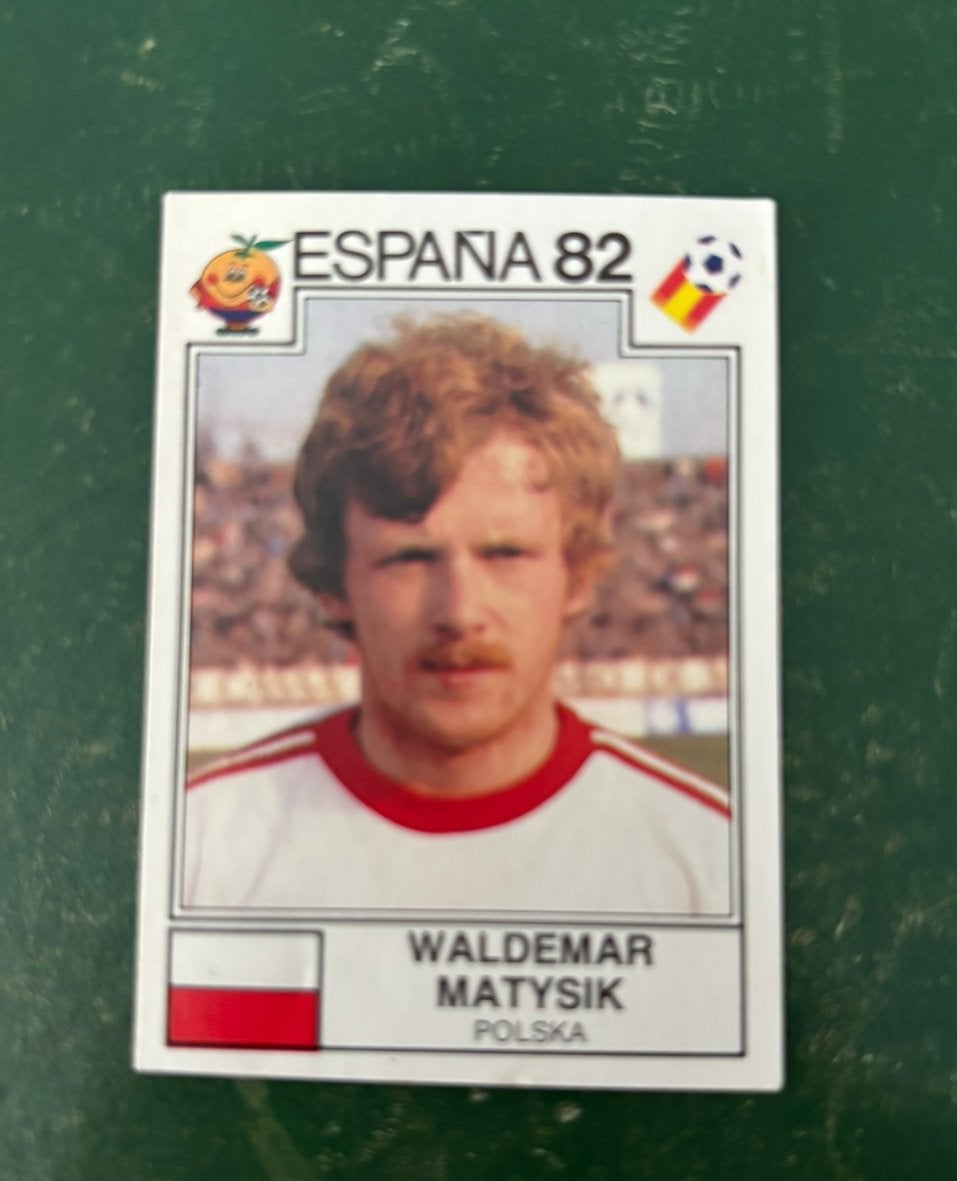 Panini plaatje Waldemar Matysik Polen WK 1982, Ophalen of Verzenden, Zo goed als nieuw