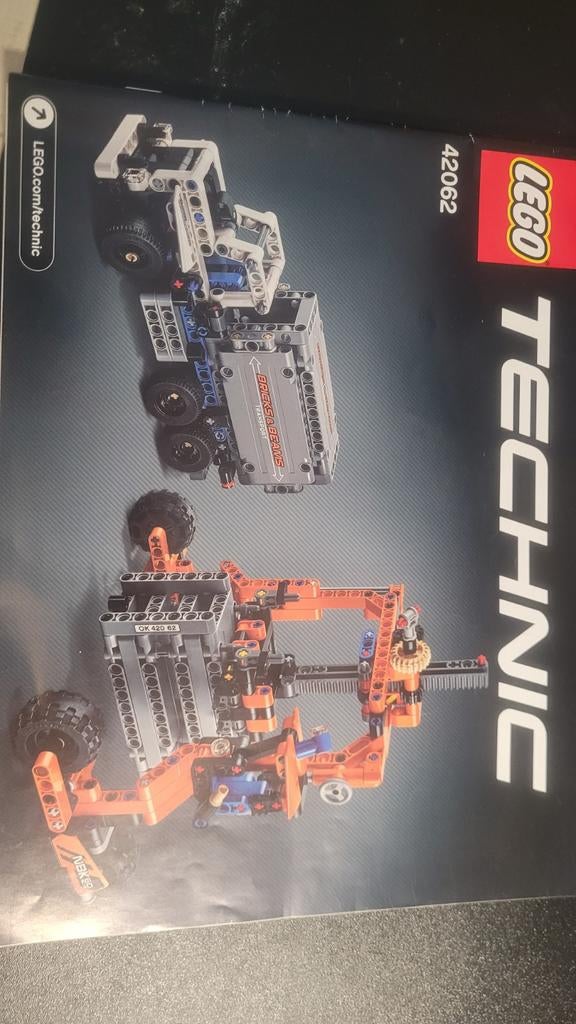 LEGO Technic 42062 Container Transport, Ophalen of Verzenden, Zo goed als nieuw, Metaal of IJzer