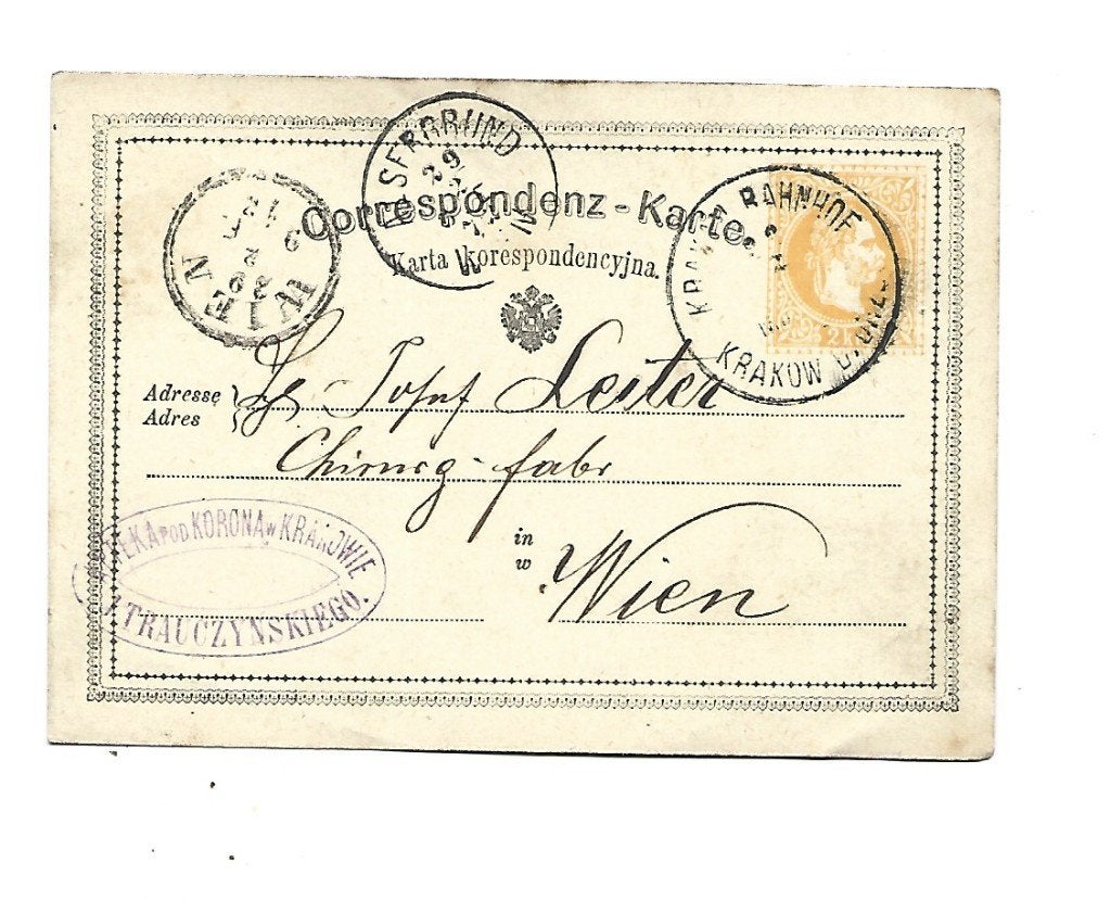 Oostenrijk-Hongarije -1872, Postzegels en Munten, Brieven en Enveloppen | Buitenland, Verzenden, Briefkaart
