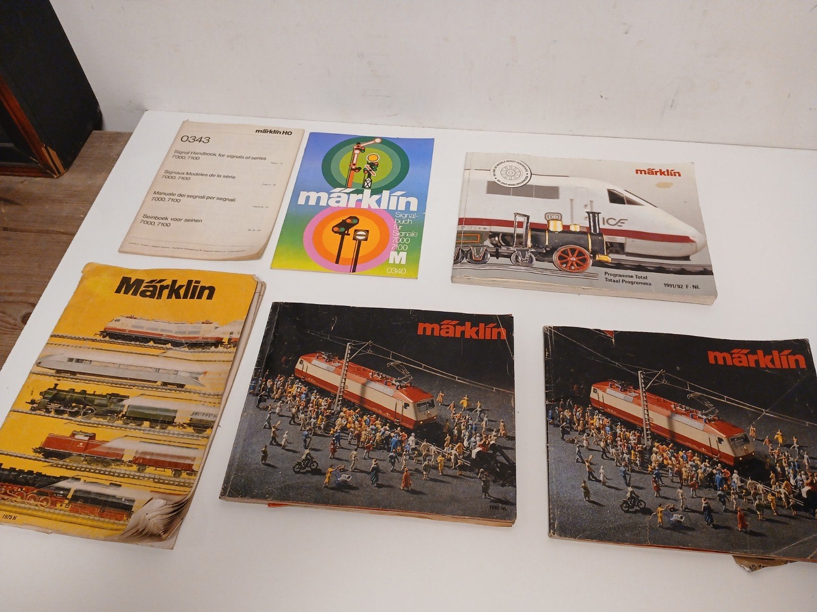 diverse boeken en catalogi Marklin modeltreinen diverse, Ophalen of Verzenden, Gebruikt, Wisselstroom, Märklin