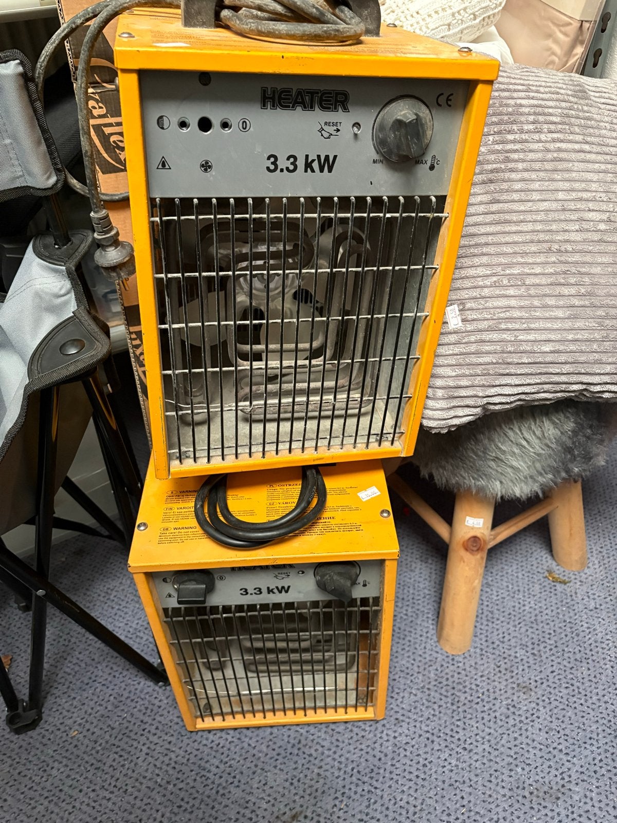 Elektrische kachel 3.3 kW, Ophalen, Gebruikt, Overige