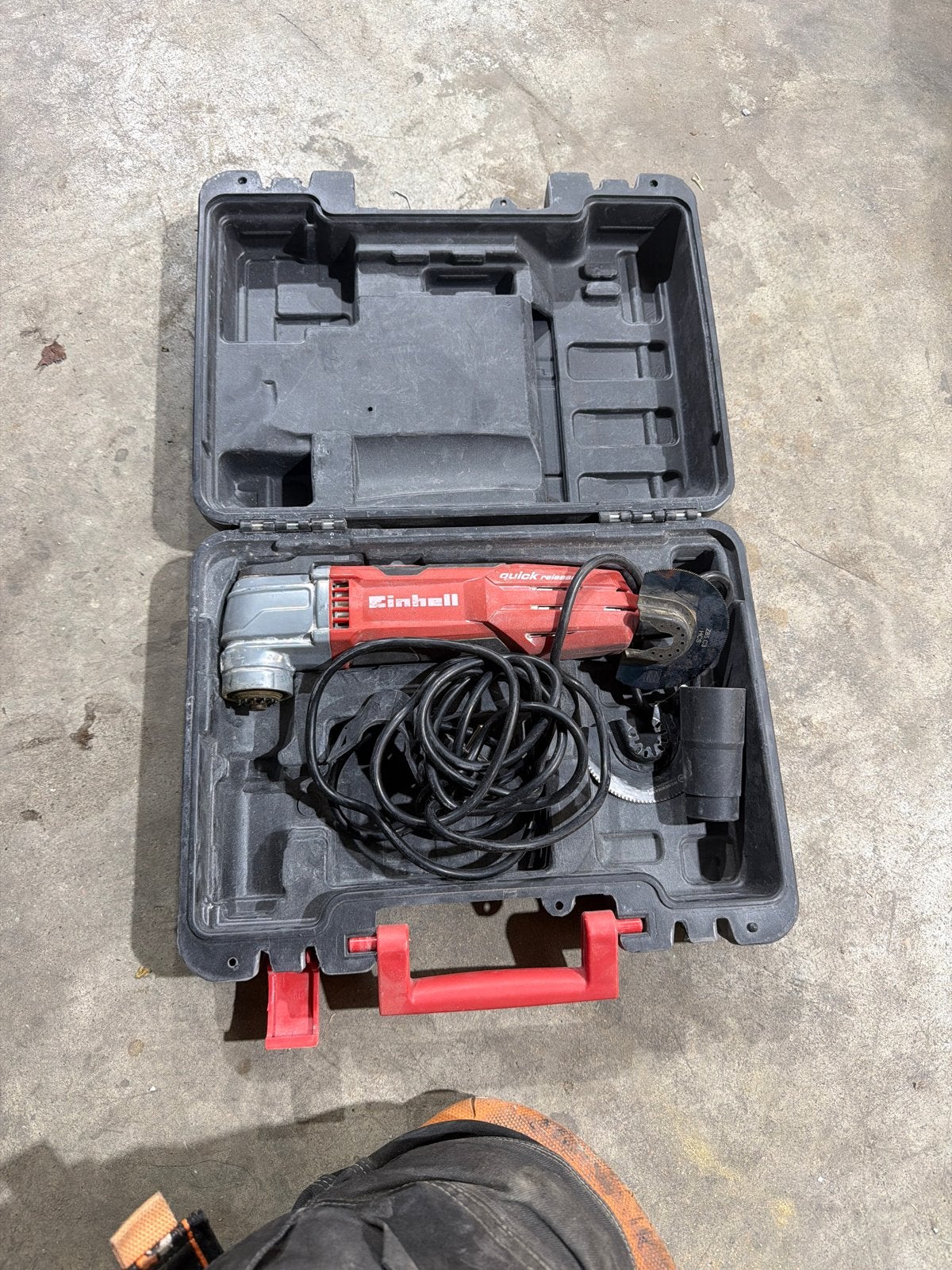 Einhell Multitool in koffer, Ophalen of Verzenden, Gebruikt