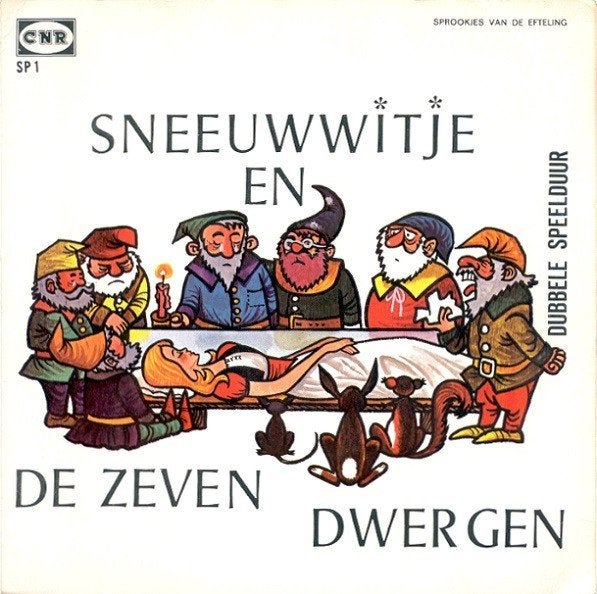 Efteling Single : Sneeuwwitje en de Zeven Dwergen. (CNR), Fotohoes, Ophalen of Verzenden, Gebruikt, Kinderen en Jeugd