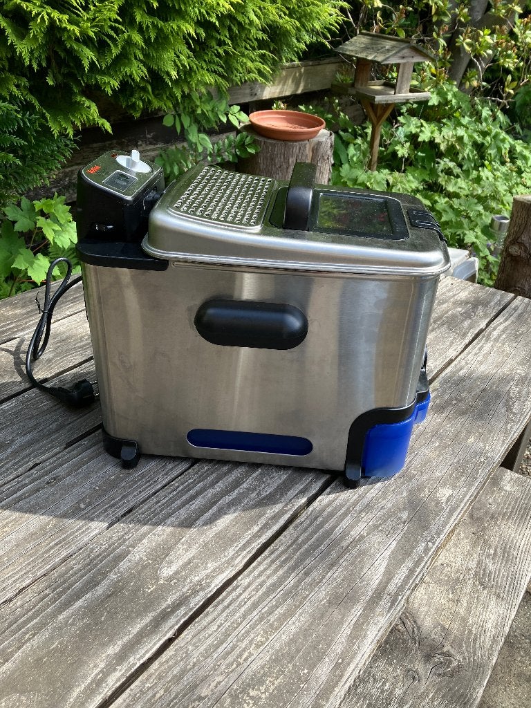 frituurpanTefal Oleoclean Pro Inox, Witgoed en Apparatuur, Frituurpannen, 3 tot 4 liter, Ophalen, Zo goed als nieuw