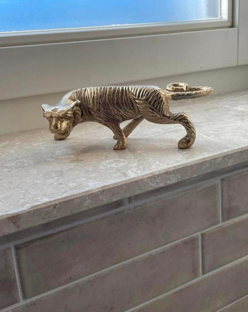 Gouden decoratie, Ophalen of Verzenden, Zo goed als nieuw, Beeldje of Figuurtje