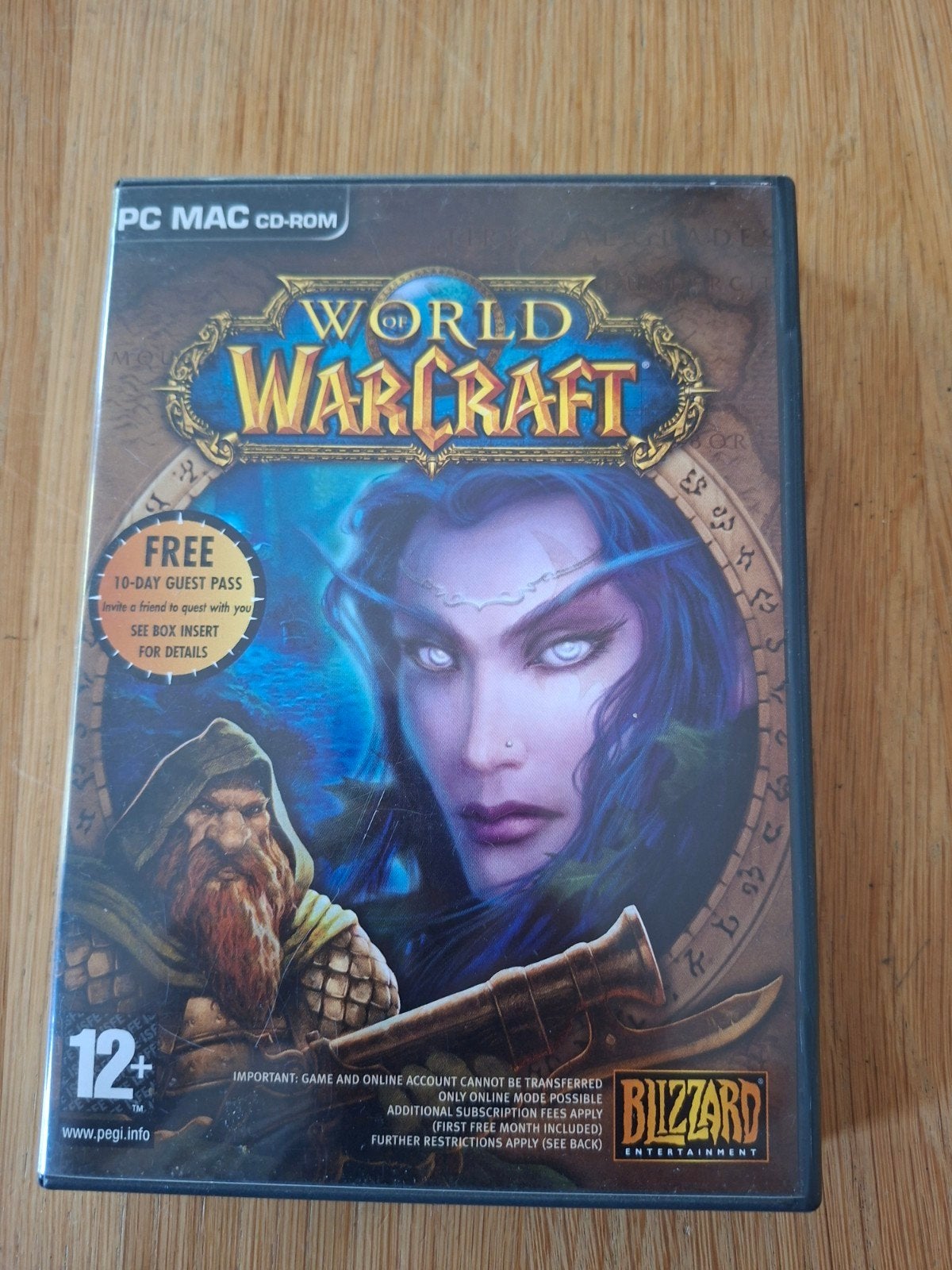 CD-ROM pc game World of Warcraft!, Gebruikt, 1 speler, Ophalen of Verzenden, Role Playing Game (Rpg)