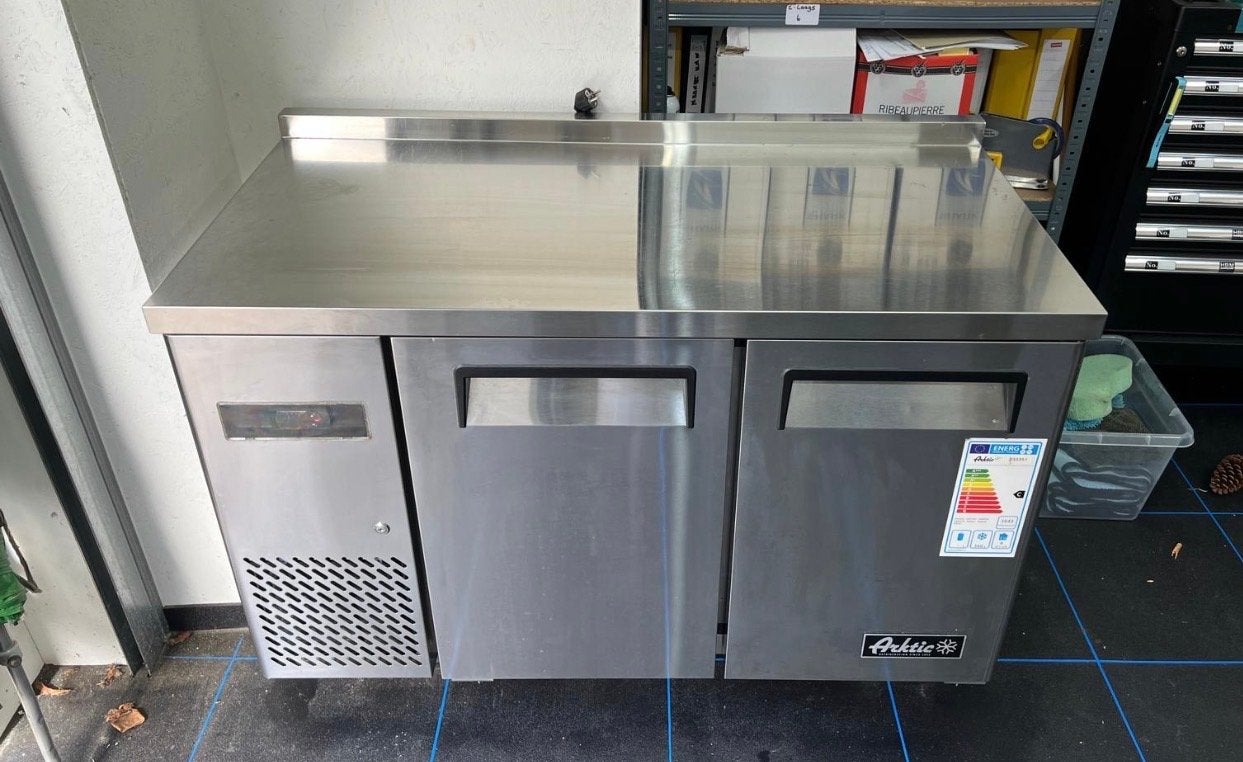 RVS Koelwerkbank, Witgoed en Apparatuur, Ophalen, Minder dan 85 cm, 200 liter of meer, 60 cm of meer
